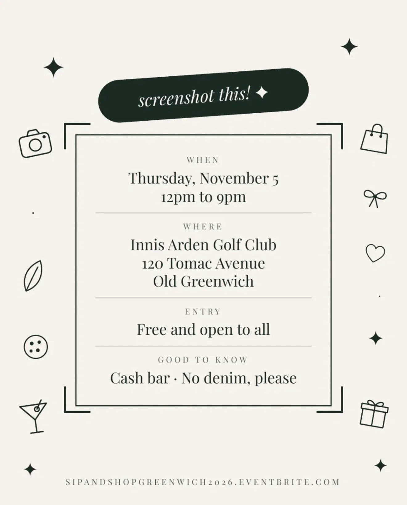 Sip & Shop Greenwich Returns November 5 — Shop 40+ Vendors and Fund Cancer Research